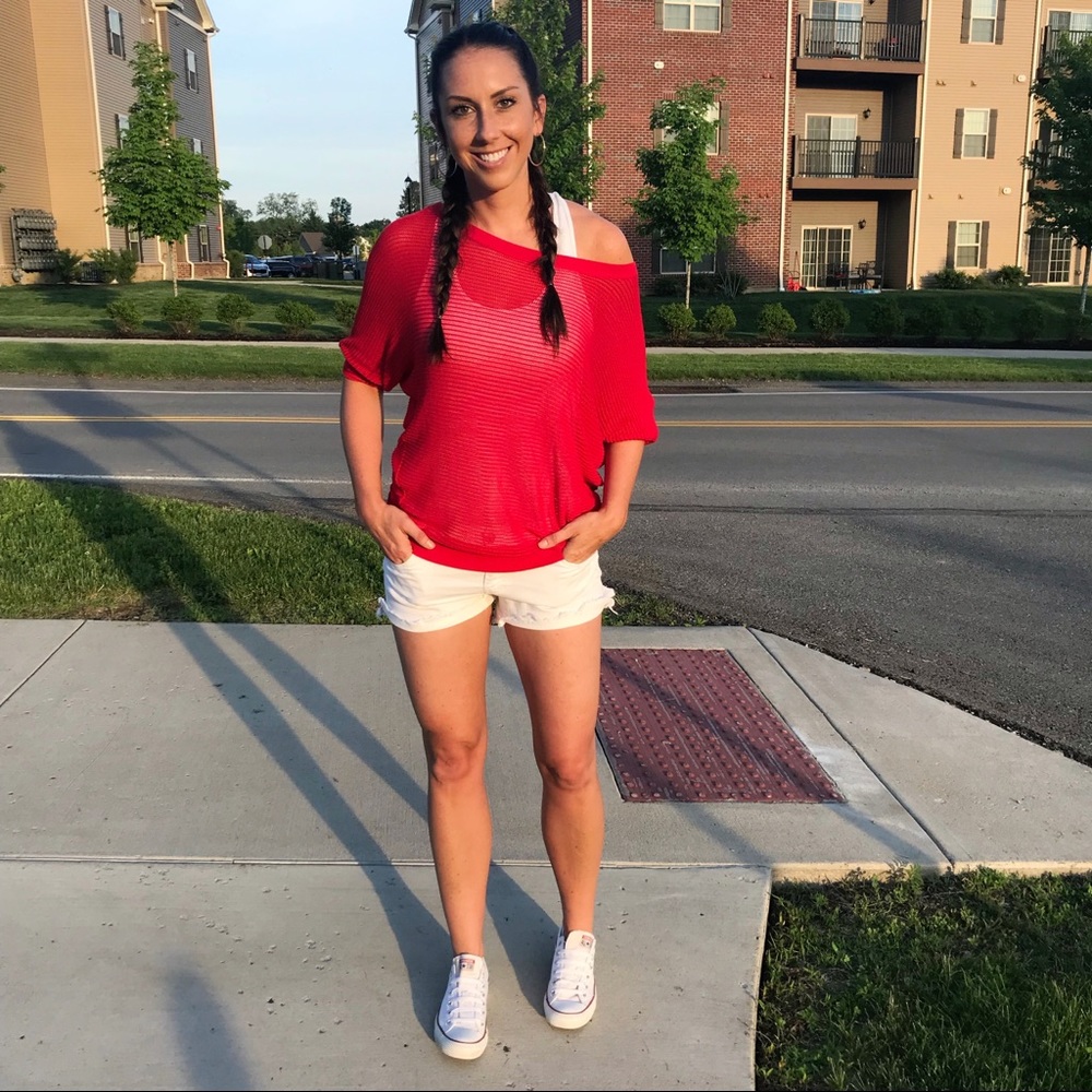 Express Off the Shoulder Sweater